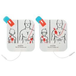 Electrodos Trainer desfibrilador AED X3
